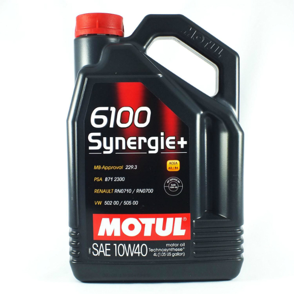 Моторное масло Motul 6100 Synergie Plus 10w40 полусинтетическое (4л)